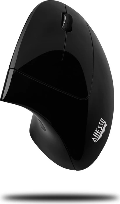 Adesso iMouse E10 Wireless Vertical Mini Mouse schwarz, USB