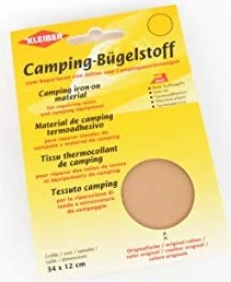Kleiber Quick Camping Bügelstoff für Zelte Reparatur-Flicken sand