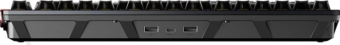 FiiO KB3 HiFi Tastatur mit integriertem Kopfhörerverstärker, schwarz/transluzent, Gateron G Pro 3.0 YELLOW, USB, US