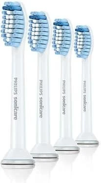 Philips HX6054/26 Sonicare Sensitive Ersatzbürste, 4 Stück