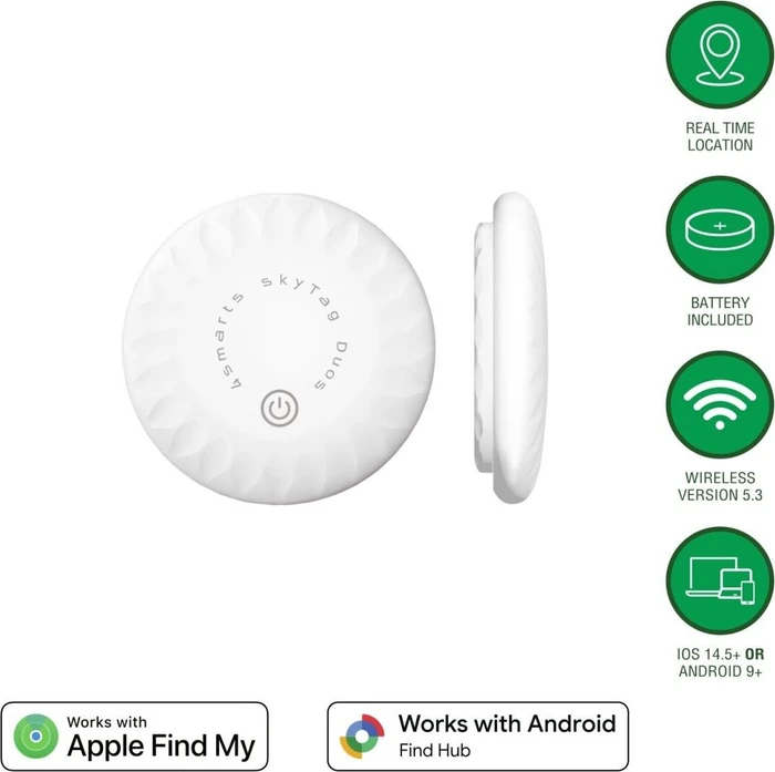 4smarts Standort-Finder SkyTag Duos weiß, 2er-Pack
