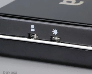 Akasa Connect 7 USB-Hub, 7x USB-A 2.0, USB 2.0 Mini-B [Buchse]