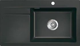 systemceram Stema 86 SL Einbau Becken rechts nigra