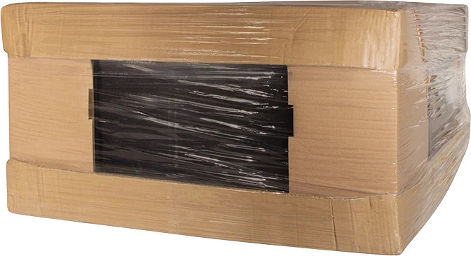 LogiLink 19" Wandschrank ECO 4HE, montiert, Sicherheitsglastür, schwarz, 400mm tief