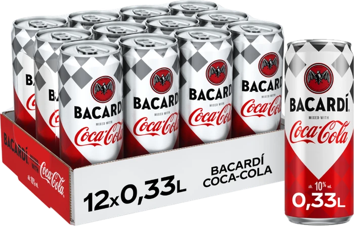 Bacardi Rum & Cola 330ml