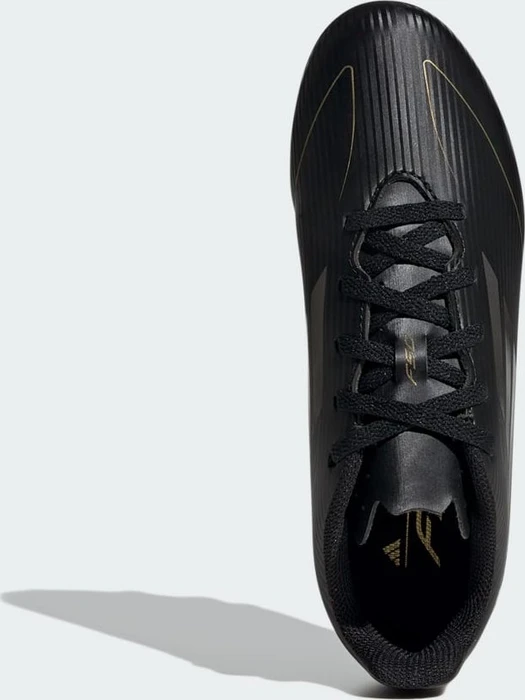 adidas F50 Club Flexible Ground Boots core black/iron metallic/gold metallic (Junior)