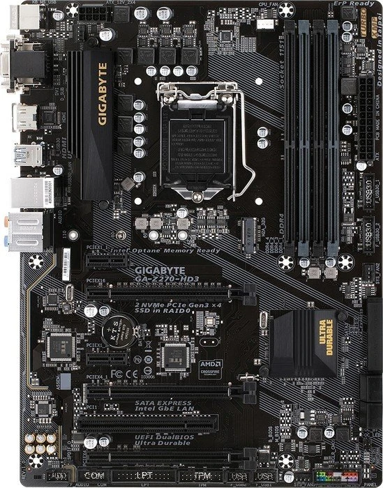 GIGABYTE GA-Z270-HD3 (Intel 1151)