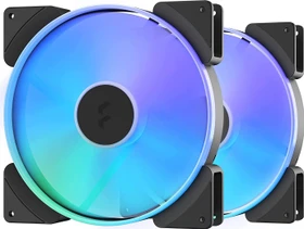 Fractal Design Prisma AL-18 PWM schwarz, 180mm, 2er-Pack