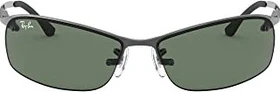 Ray-Ban RB3183 Top Bar 63mm gunmetal/grün (Herren)