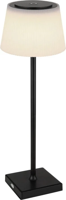 Globo Gregoir Akku LED-Tischleuchte schwarz