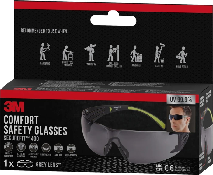 3M SecureFit 400 SF400G Schutzbrille
