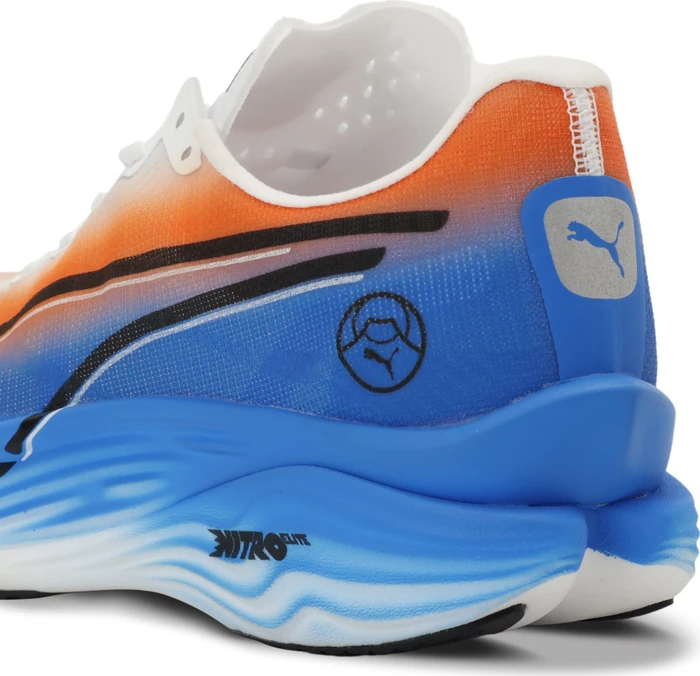 Puma Deviate Nitro Elite 3 Ekiden puma white/heat fire/puma black (Herren)