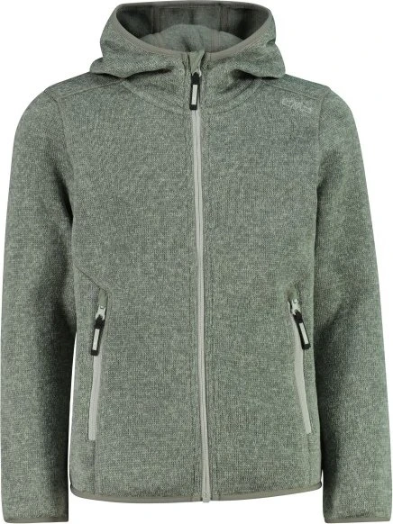 CMP Knit-Tech Meliert Fleece Jacke avocado/pistacchio (Junior)