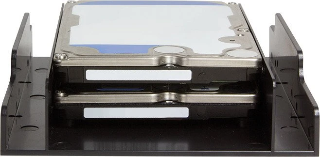 LogiLink 3.5" auf 2x 2.5" Einbaurahmen