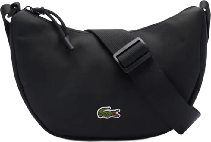 Lacoste Neocroc Half Moon Umhängetasche schwarz