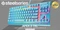 SteelSeries Apex 3 TKL, Auqa, blau, LEDs RGB, USB, US Vorschaubild