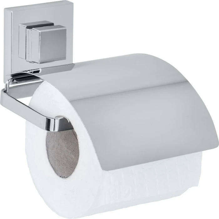 Wenko Cover Quadro Toilettenpapierhalter silber