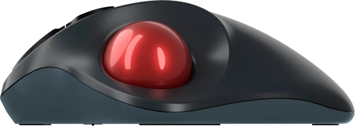 KeySonic KSM-6101RF-EGT Wireless Trackball Mouse schwarz/rot