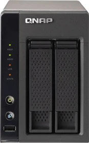 QNAP Turbo Station TS-221, 1GB RAM, 1x RJ-45 1000Base-T, 2x USB-A 3.0