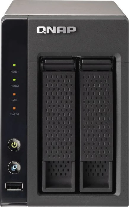 QNAP Turbo Station TS-221, 1GB RAM, 1x RJ-45 1000Base-T, 2x USB-A 3.0