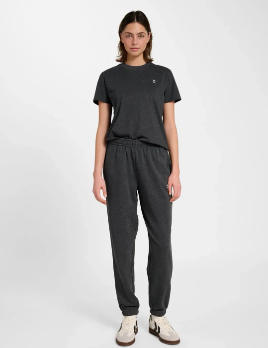 hummel Pulse Trainingshose lang dark grey melange (Damen)