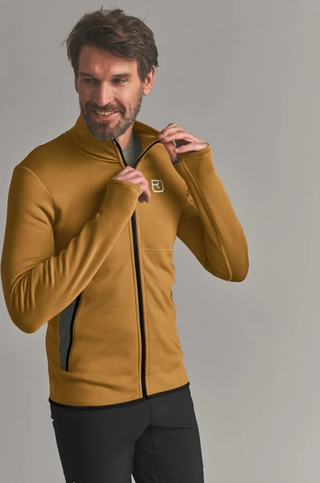 Ortovox Fleece Funktionsjacke dark cumin (Herren)