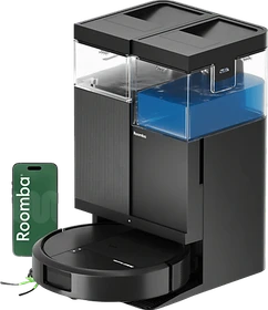 iRobot Roomba Plus 515 Combo + AutoWash Dock Saug-/Wischroboter schwarz inkl. Absaug-/Reinigungsstation