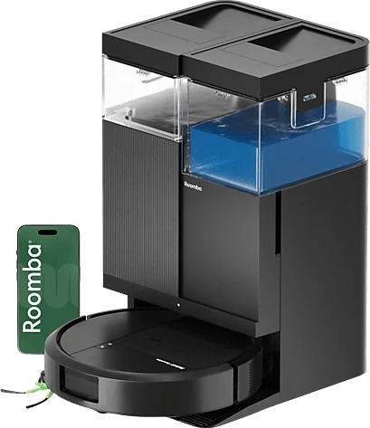 iRobot Roomba Plus 515 Combo + AutoWash Dock Saug-/Wischroboter schwarz inkl. Absaug-/Reinigungsstation