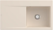 Villeroy & Boch Subway Style 50 Einbau Becken rechts ivory