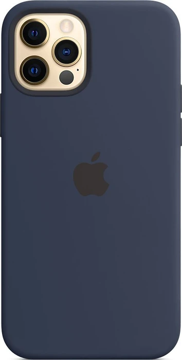 Apple Silikon Case mit MagSafe für iPhone 12/iPhone 12 Pro dunkelmarine
