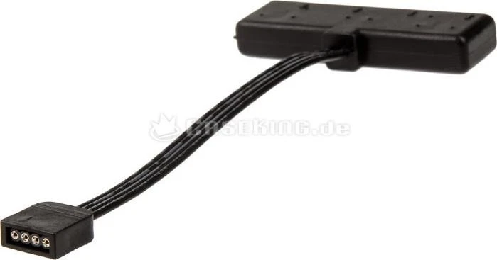 Akasa RGB LED Splitter, schwarz