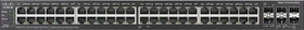 Cisco SG500X Rackmount Gigabit Managed Stacking Switch, 48x RJ-45, 2x SFP+ (SG500X-48-K9-G5)