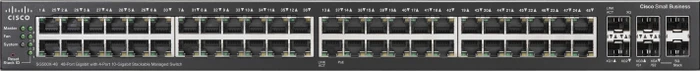 Cisco SG500X Rackmount Gigabit Managed Stacking Switch, 48x RJ-45, 2x SFP+