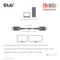 Club 3D DisplayPort 2.1 Kabel DP80 schwarz, 1.60m Vorschaubild
