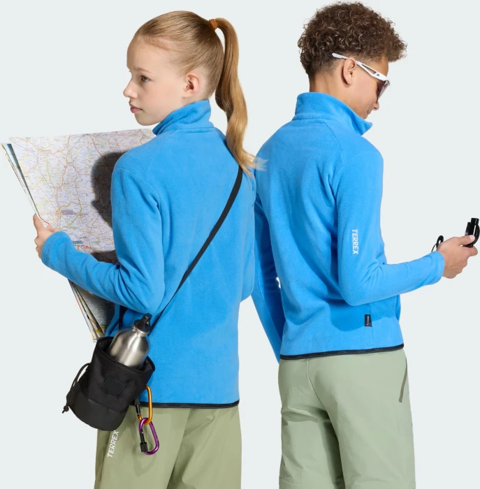 adidas Terrex Multi Full-Zip Fleece Funktionsjacke ray blue (Junior)