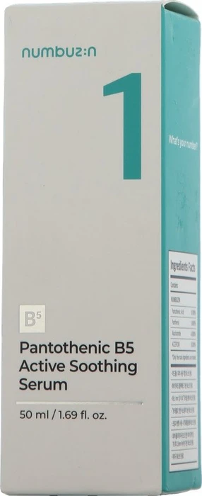 Numbuzin No. 1 Pantothenic B5 Active Soothing Serum, 50ml