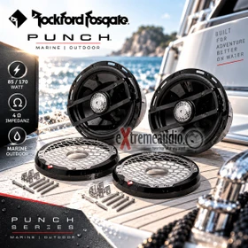 Rockford Fosgate Punch Marine 6.5" Full Range Speakers schwarz