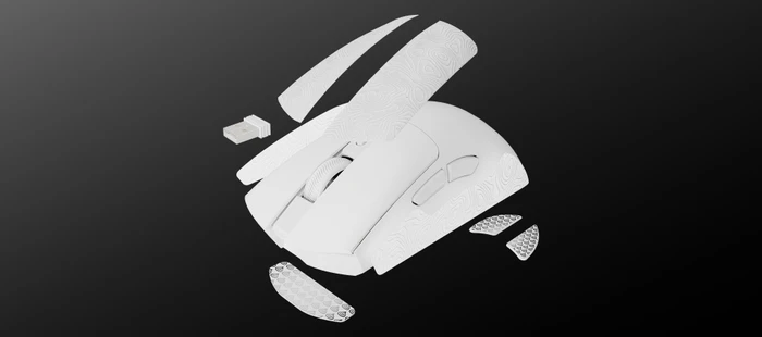 Genesis Zircon 880 Wireless Gaming Mouse weiß, USB/Bluetooth