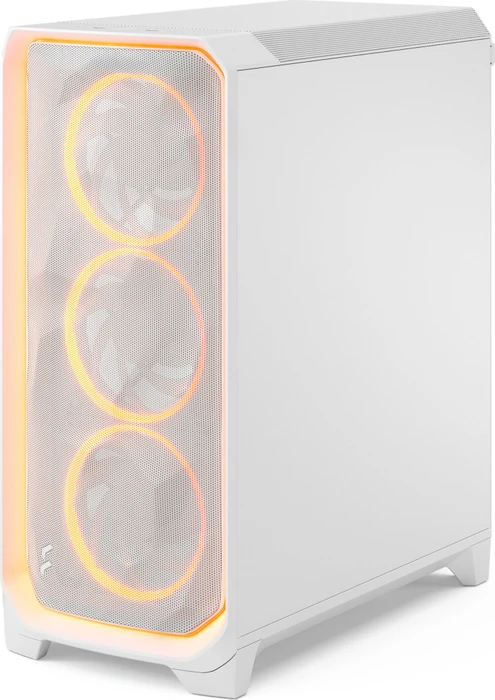 Fractal Design Meshify 3 Ambience Pro RGB White TG Clear Tint, weiß, Glasfenster