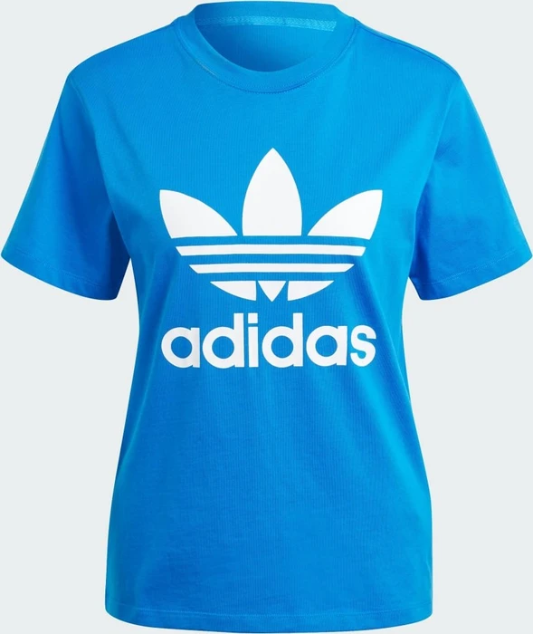 adidas Adicolor Classics Trefoil T-Shirt kurzarm blue bird (Damen)