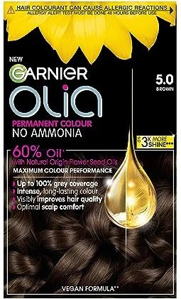 Garnier Olia Haarfarbe 5.0 samtbraun