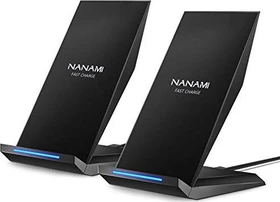 Nanami Wireless Charger 10W schwarz, 2er-Pack