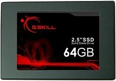 G.Skill SSD 64GB, 2.5" / SATA 3Gb/s