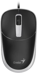 Genius DX-123 Wired Optical Mouse schwarz/grau, USB (31010033400)