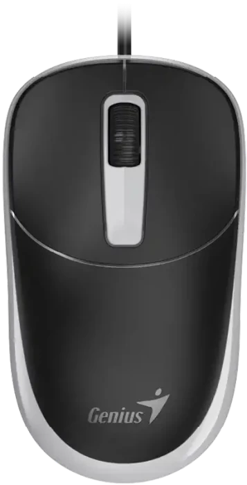 Genius DX-123 Wired Optical Mouse schwarz/grau, USB