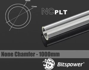 Bitspower HardTube PETG Rohr, 100cm, 14/11mm, klar