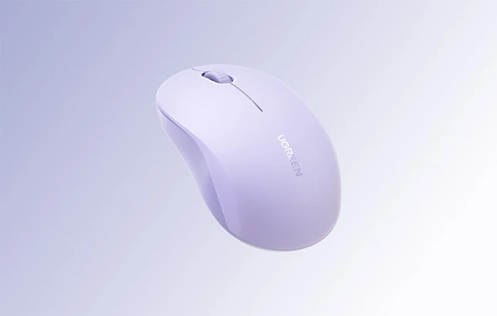 Ugreen M331 Wireless Multi-Mode Mouse, rosa, USB/Bluetooth