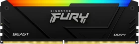 Kingston FURY Beast RGB UDIMM     32GB, DDR4-3200, CL16-20-20, 2RX8