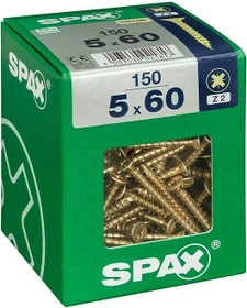 Spax YELLOX A2L 4CUT PZ2 Universalschraube, 5x60mm, 150 Stück
