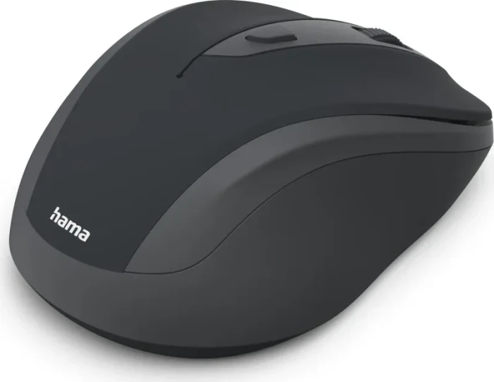 Hama WM-400 Silent Wireless 6-Button Mouse schwarz/grau, USB